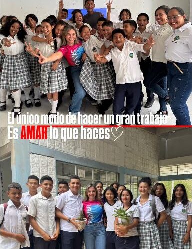 La secretaria de Educación de Bolívar, Verónica Monterrosa, estuvo en la Institución Educativa El Hobo
