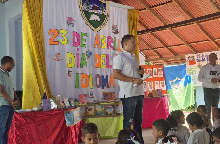 Conmemoración del día del idioma y el libro.